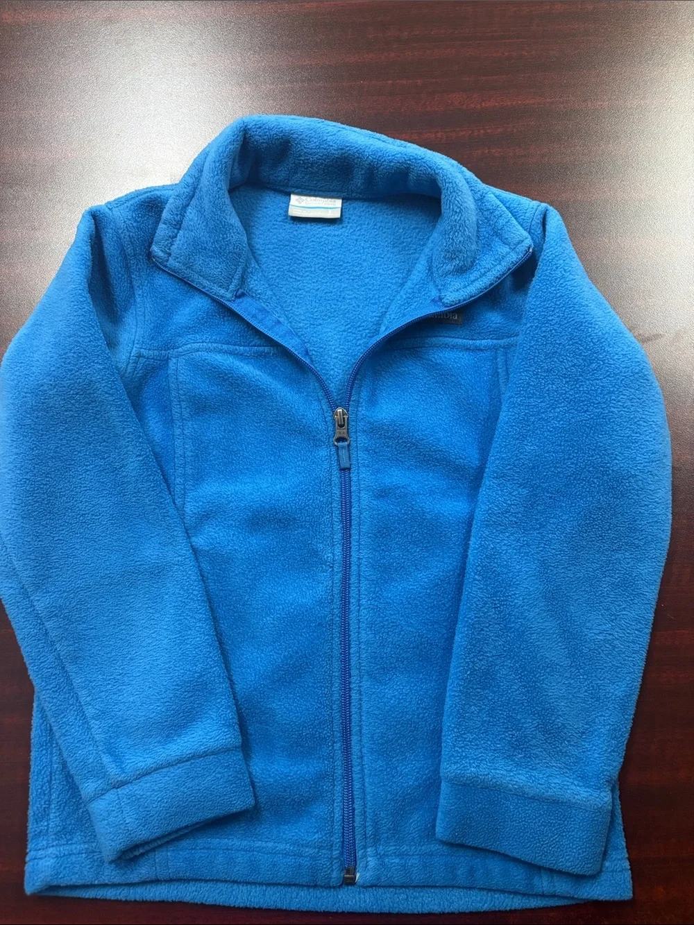 Columbia Royal Blue Full-Zip Fleece Jacket